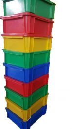 Thùng nhựa đặc B7 kích thước 370x280x125mm