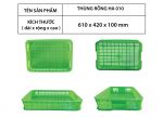 Thùng nhựa rỗng HS010 kích thước 610x420x100mm