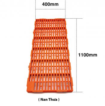 Tấm lót sàn nhựa nan thưa 40x110 cm 